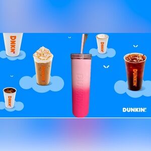 “Dunkin Donuts” Summer Collection 2024 Silicone Sipper